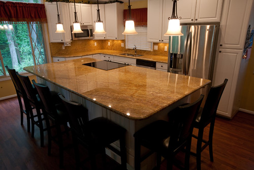 Yellow Granite Kitchen Countertop Free Estimate Slabs Brown Slab Excellent Choice Stunning Style
